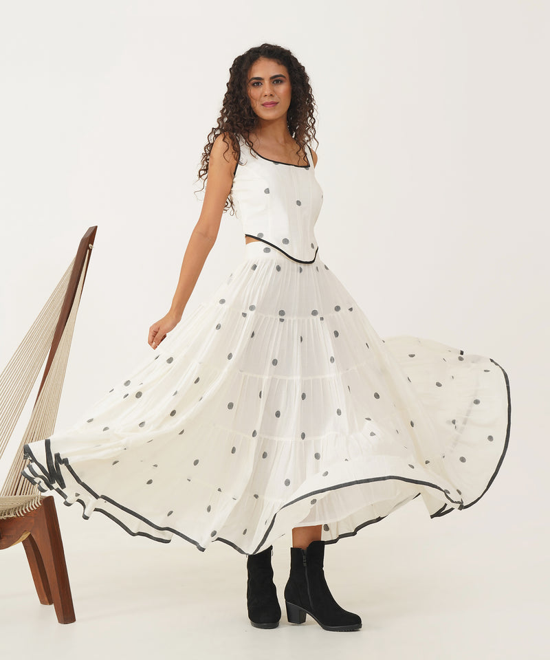 IVANNA SKIRT - INDIGO DREAMS