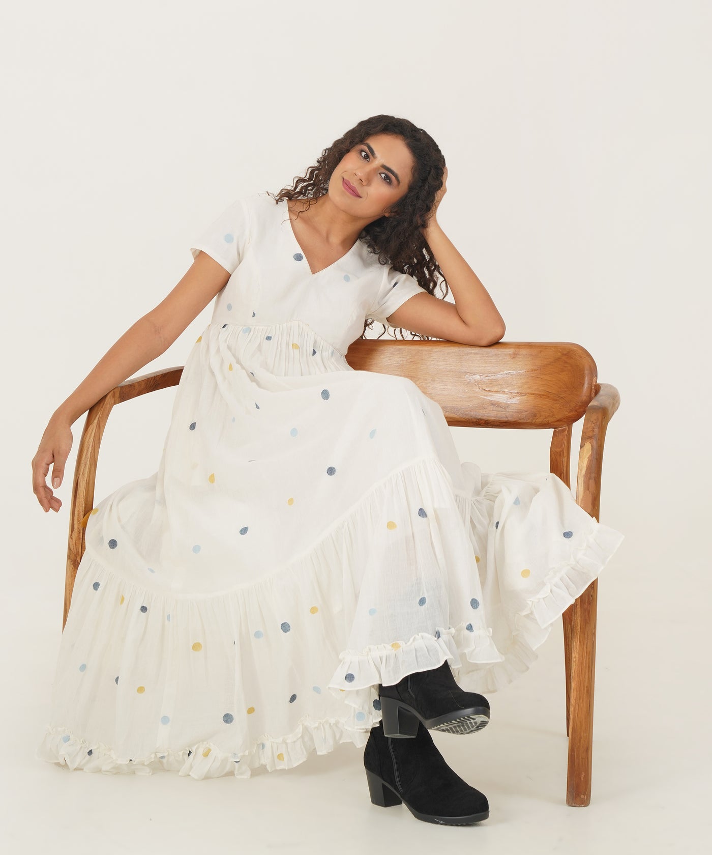 INDIGO DREAMS ACACIA DRESS FROM OASIS COLLECTION