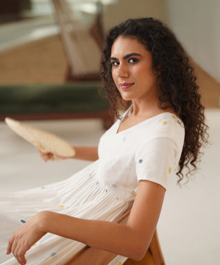 INDIGO DREAMS ACACIA DRESS FROM OASIS COLLECTION