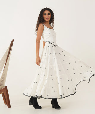 IVANNA SKIRT - INDIGO DREAMS