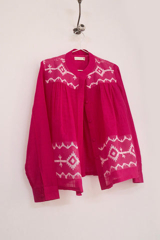 Pink Jamdani Top