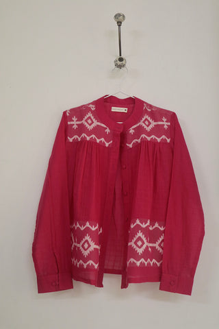 Pink Jamdani Top
