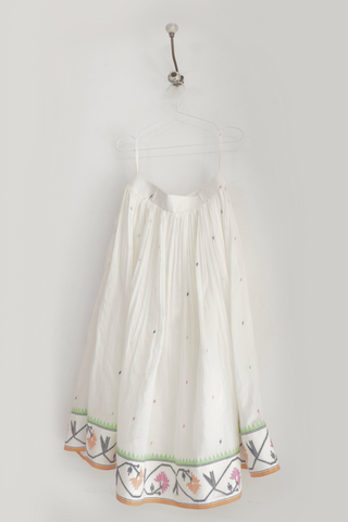 INDIGO DREAMS Tamara Skirt ensemble featuring a stylish, flowy skirt in vibrant fabric, perfect for casual or dressy occasions.