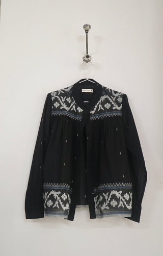 Black Jamdani Top