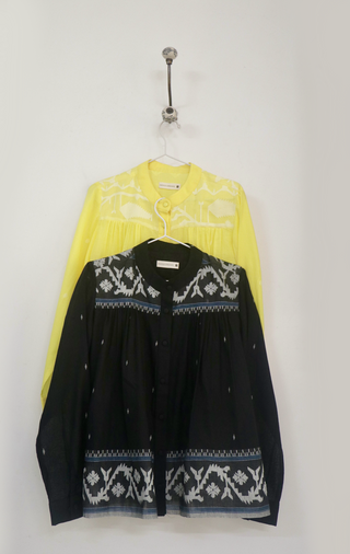 Black Jamdani Top