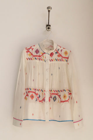 White Jamdani Top