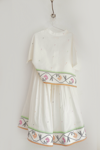 INDIGO DREAMS Tamara skirt and top ensemble featuring a stylish matching set with a flowy skirt and coordinated top.