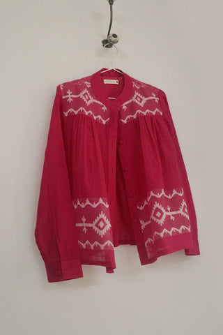 Pink Jamdani Top