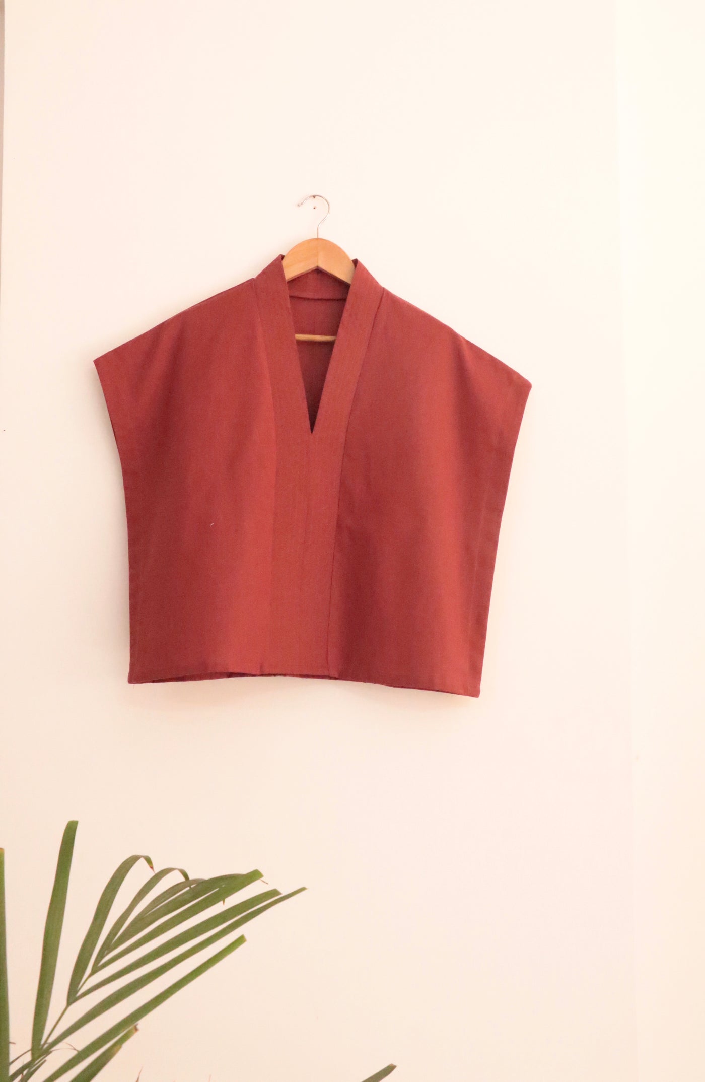 BARN RED KIMONO TOP